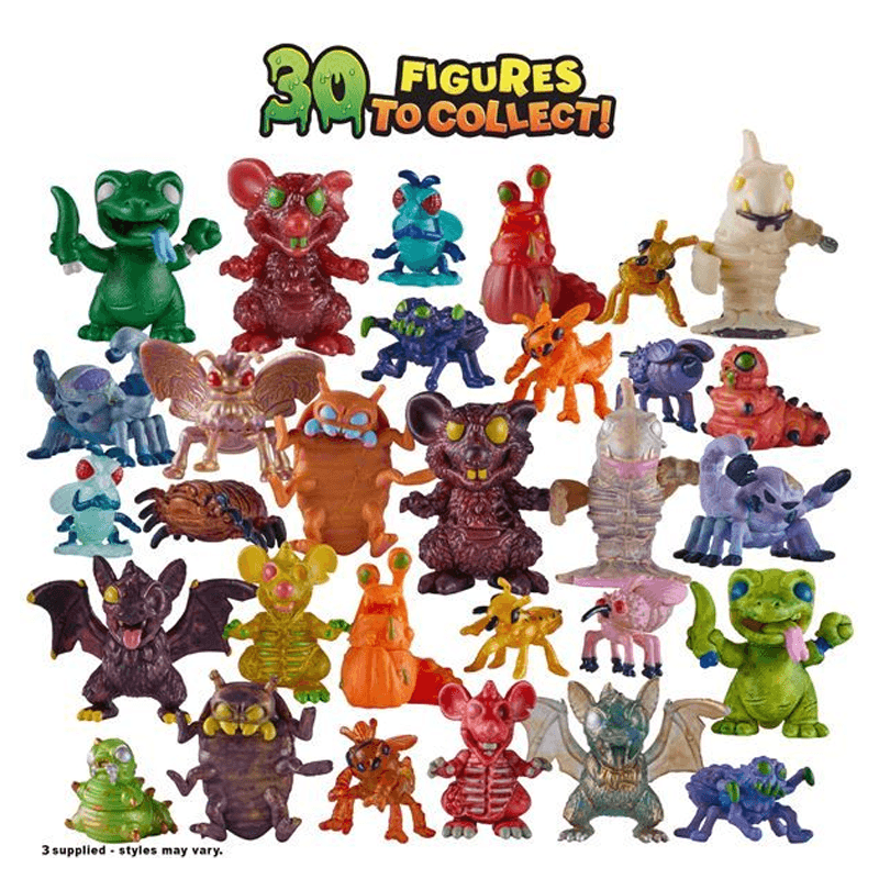 Bandai Namco Terror Fried 8092 Caja Hamburguesa Desagradable Figuras X3