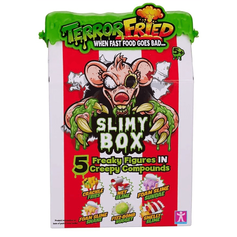 Bandai Namco Terror Fried 8094 Slimy Caja Desagradable Figuras X3