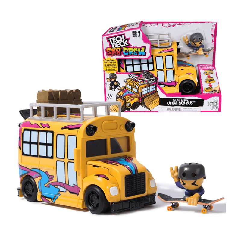 Spin Master Tech Deck 6071034 Set De Juego Ultra Sk8 Bus