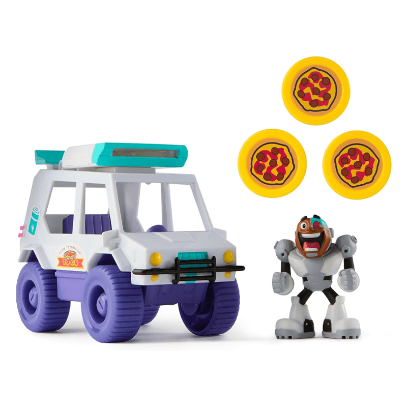 Spin Master Dc Comics 6070404 Teen Titans Vehiculo Lanzador Pizza