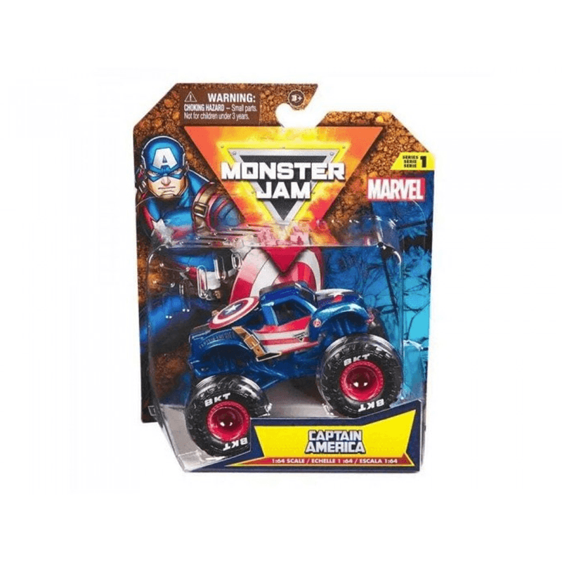 Spin Master Monster Jam 6069960 Vehiculo Marvel 1:64 X1 Surtido