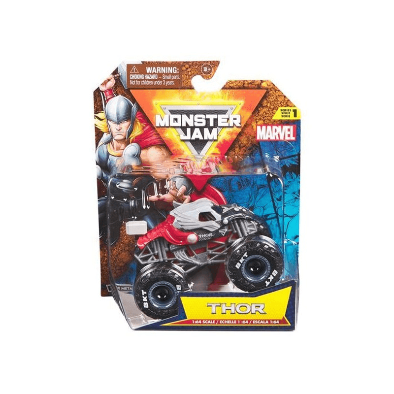 Spin Master Monster Jam 6069960 Vehiculo Marvel 1:64 X1 Surtido