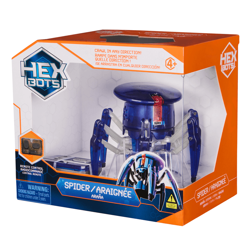 Spin Master Hex Bots 6071528 Araña Rapida Y Espeluznante