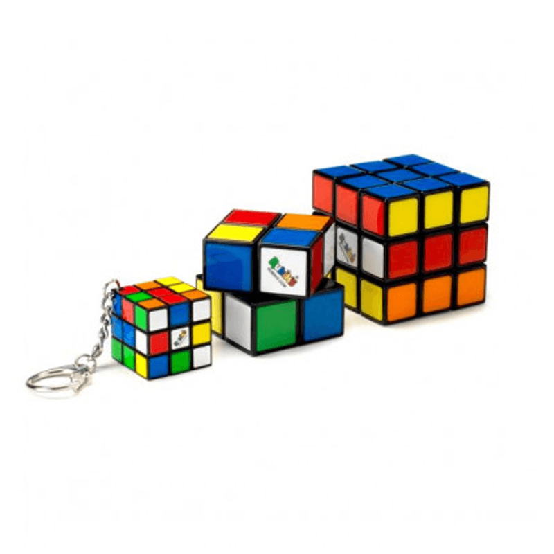 Spin Master Rubik 6064015 Set Familia Cubo, Llavero Y Mini