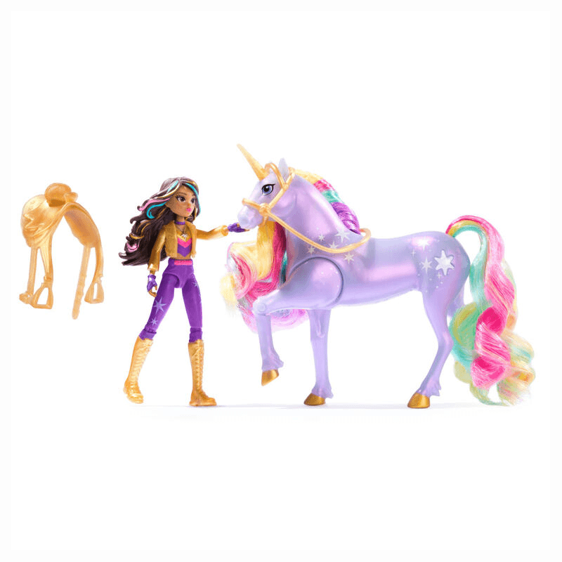 Spin Master Unicorn Academy 6067325 Sofía Y Estrella Salvaje Con Luces X1