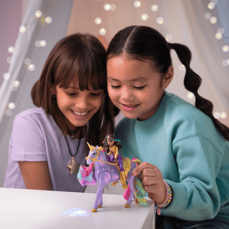 Spin Master Unicorn Academy 6067325 Sofía Y Estrella Salvaje Con Luces X1