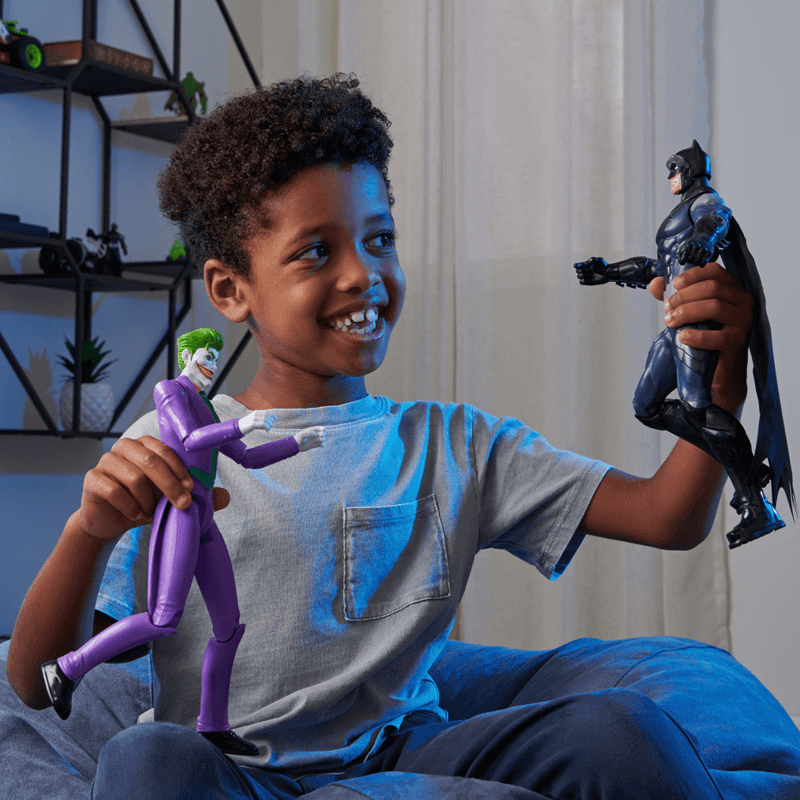 Spin Master Dc Comics 6060344 Batman Figura 12Plg Joker Teck
