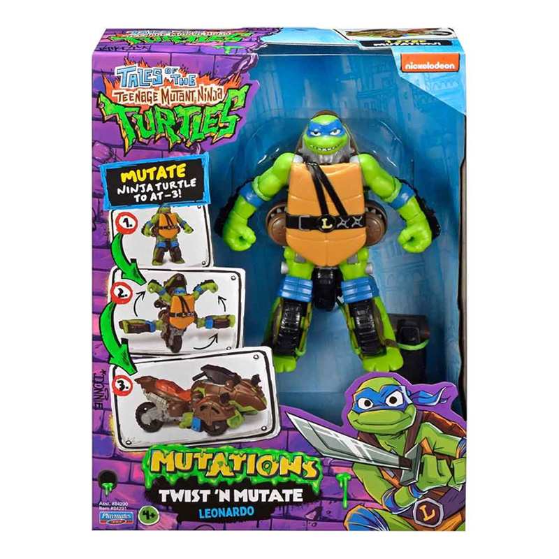 Playmates Toys Tortugas Ninja 84290 Tmnt Movie Figura Mutante Con Vehículo