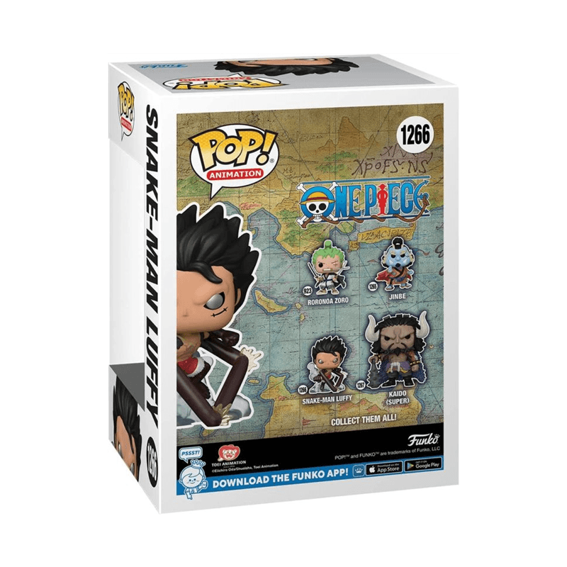 Figura De Accion Funko Pop One Piece #1266 Snake-Man Luffy