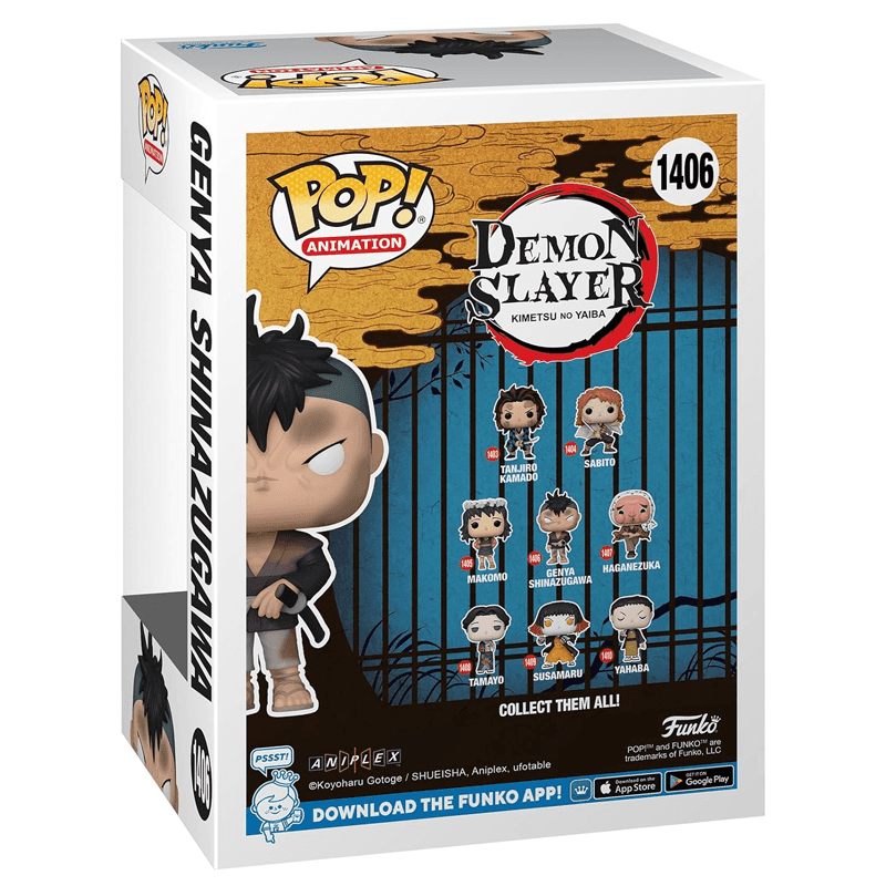 Figura De Accion Funko Pop Demon Slayer #1406 Genya Shinazugawa