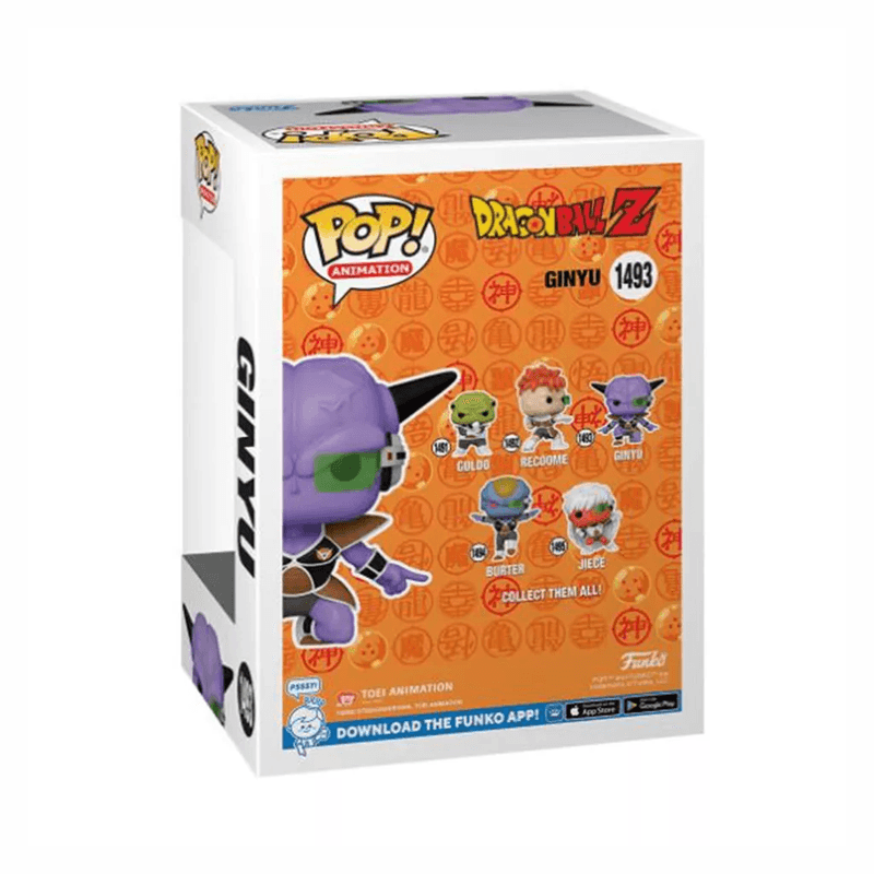 Figura De Accion Funko Pop Dragonball Z #1493 Ginyu