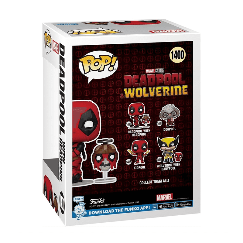 Funko Pop 79768 Deadpool 1400 Deadpool Con Headpool