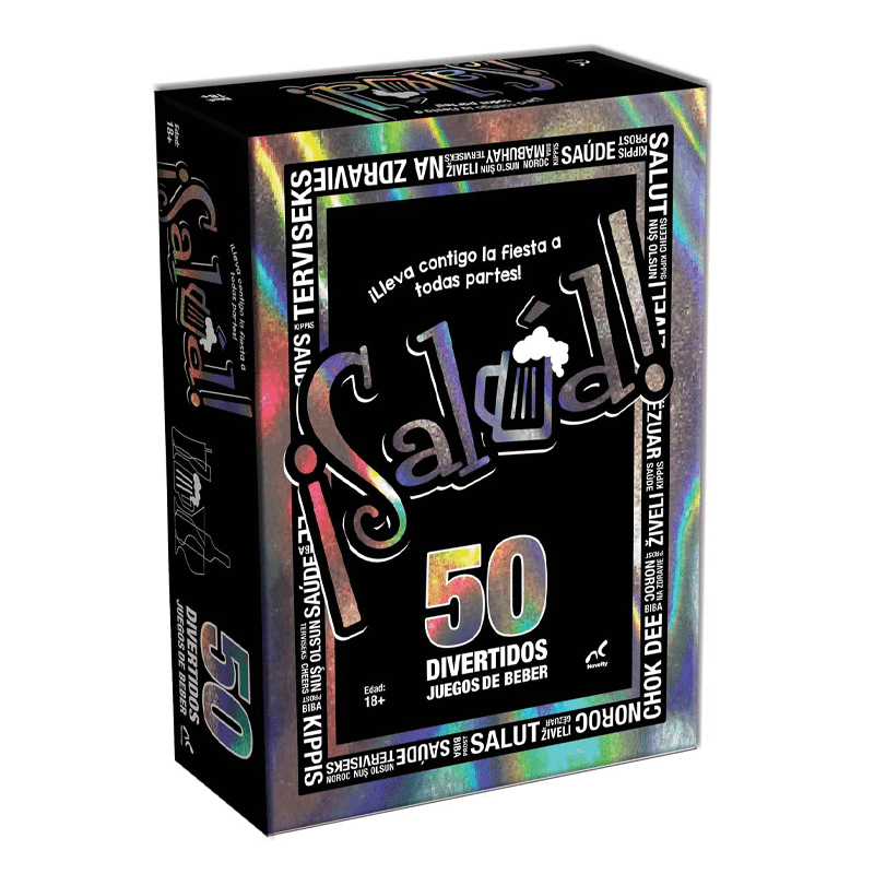Novelty  Jca-1455 Juego De Mesa ¡Salud! 50 Juegos Del Beber