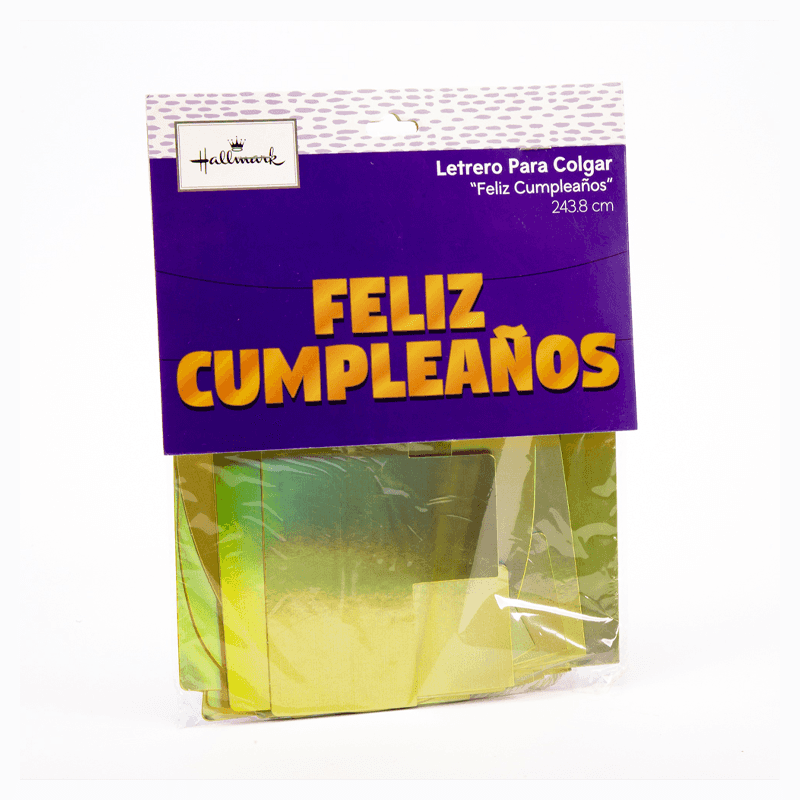Hallmark  Hm-Gold-L243 Banner D/ Letras S3