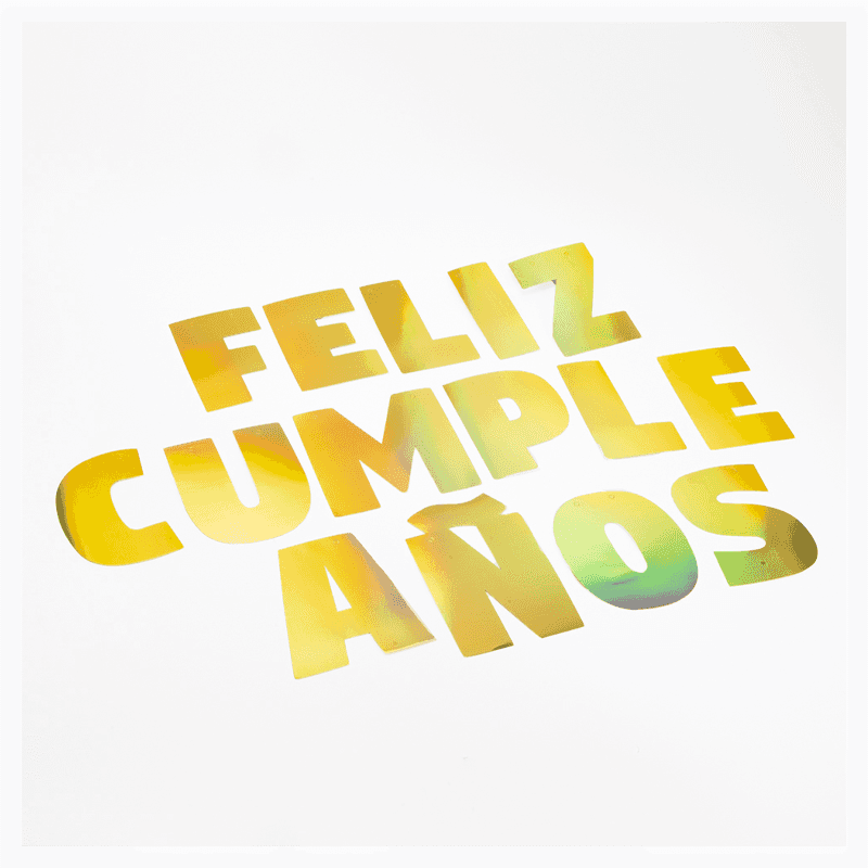 Hallmark  Hm-Gold-L243 Banner D/ Letras S3