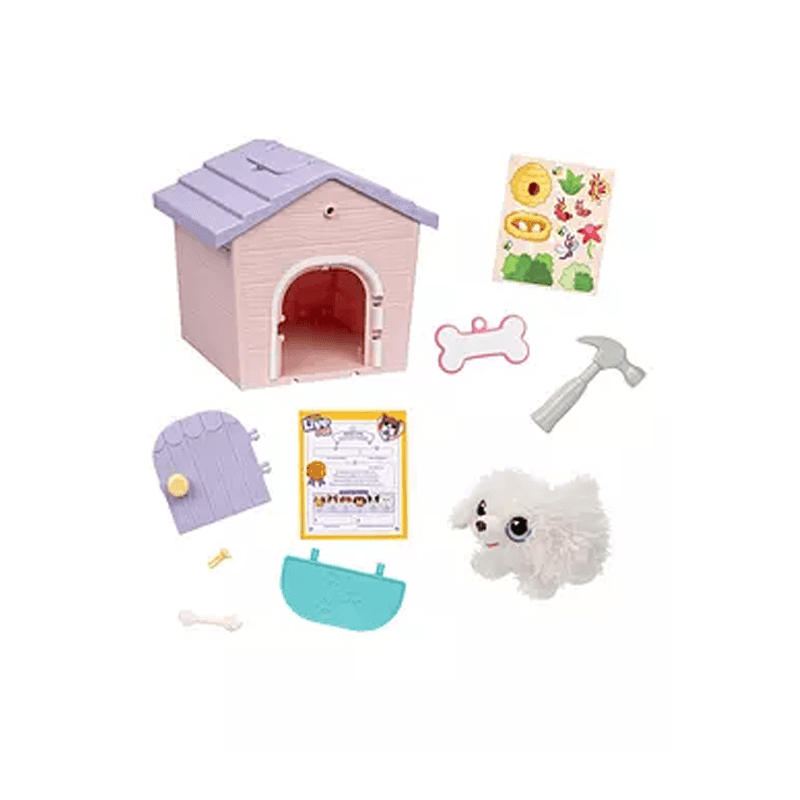 Moose Little Live Pets 26571 Casa Perrito Set Juego Mini