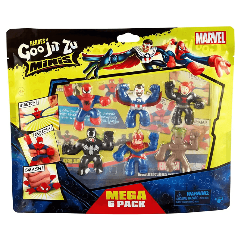 Moose Goo Jit Zu 41472 Marvel Mega Pack Minis X6