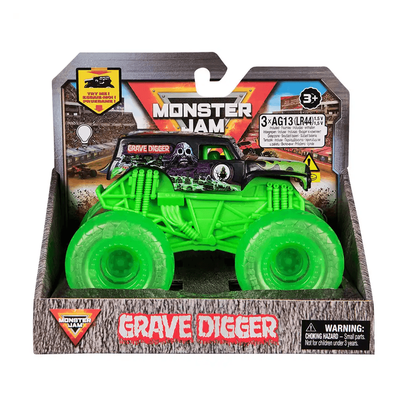 Spin Master Monster Jam 6071190 Escala 1:43 Llantas Light-Up Surtido