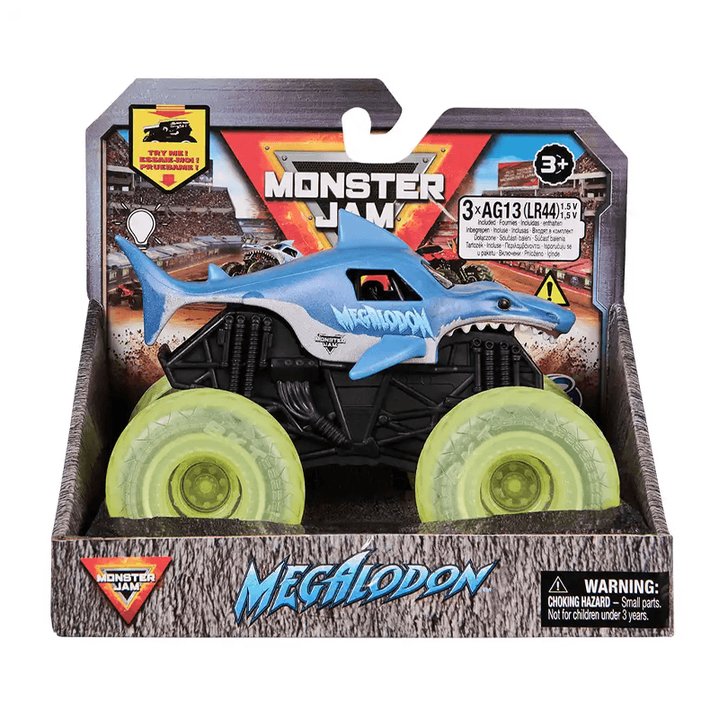 Spin Master Monster Jam 6071190 Escala 1:43 Llantas Light-Up Surtido
