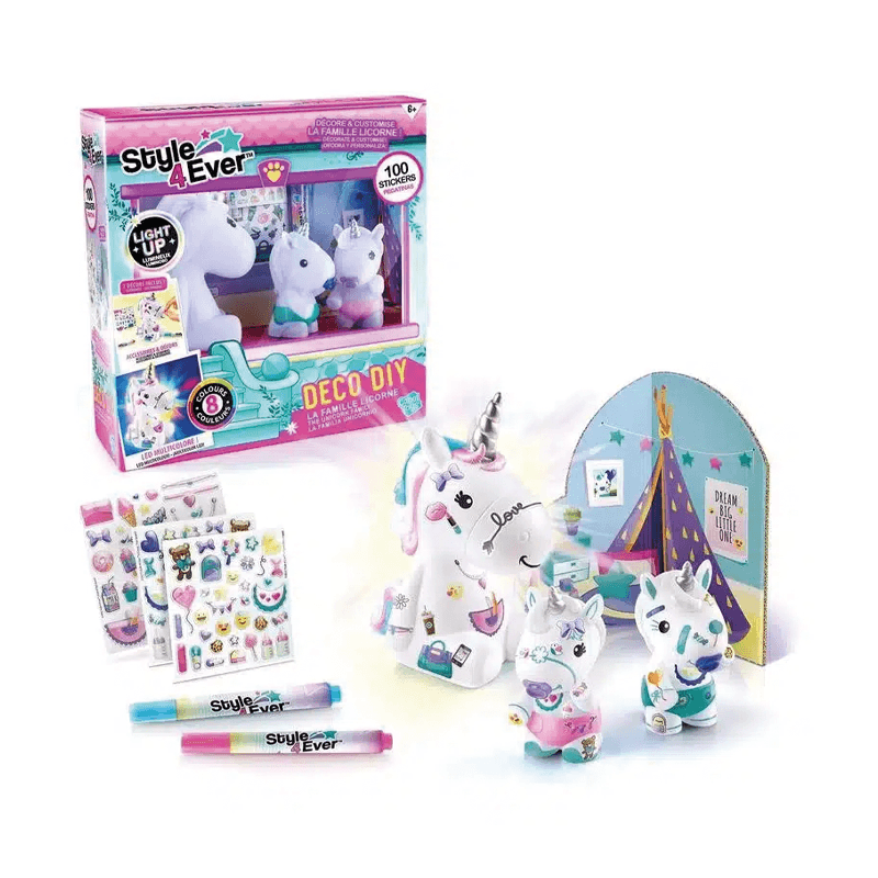 Canal Toys Diy Ofg 287 Style 4 Ever Set La Familia Unicornio Que Brilla