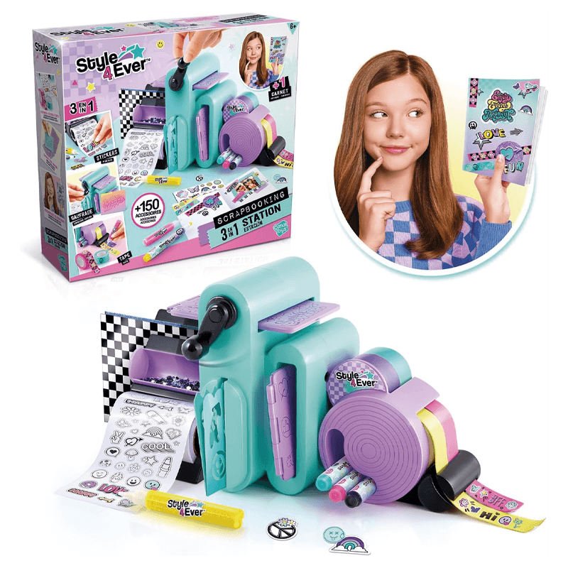 Canal Toys Diy Ofg 275 Style 4 Ever Estación Scrapbooking 3 En 1