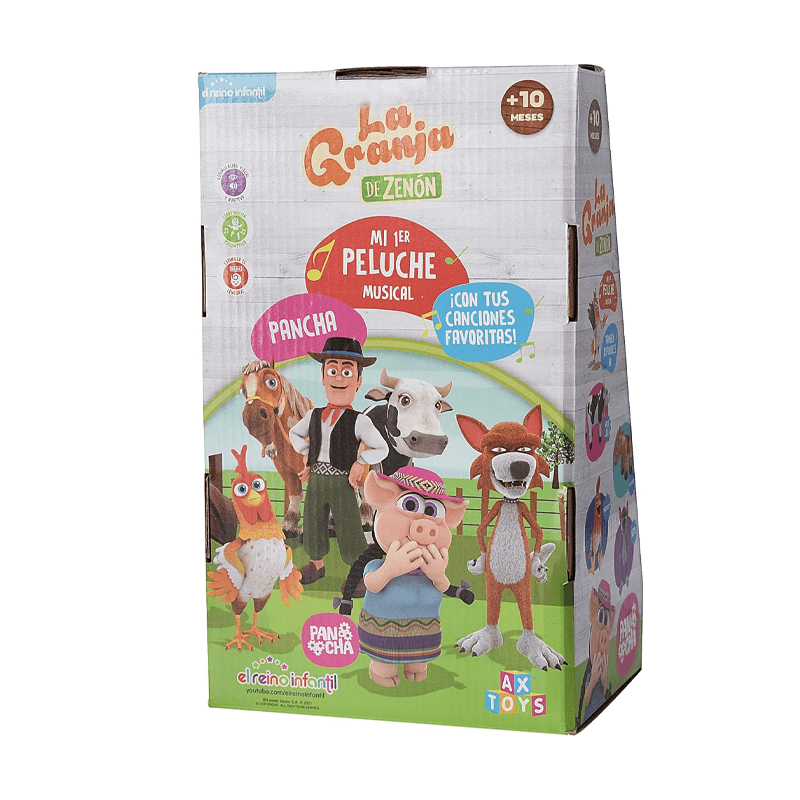 Granja De Zenon  8037Ep Peluche Musical 20 Cm Chancha