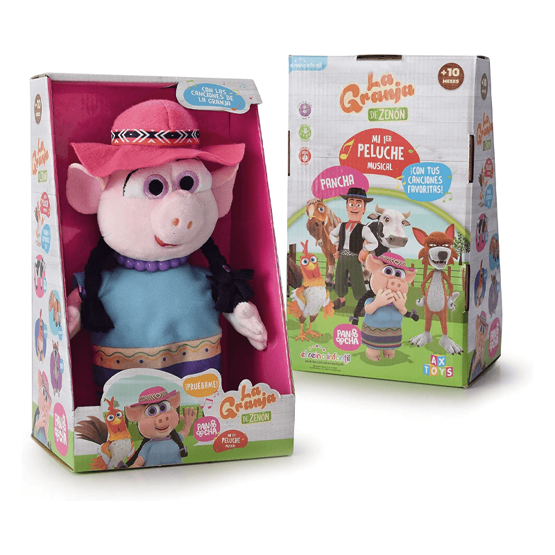 Granja De Zenon  8037Ep Peluche Musical 20 Cm Chancha