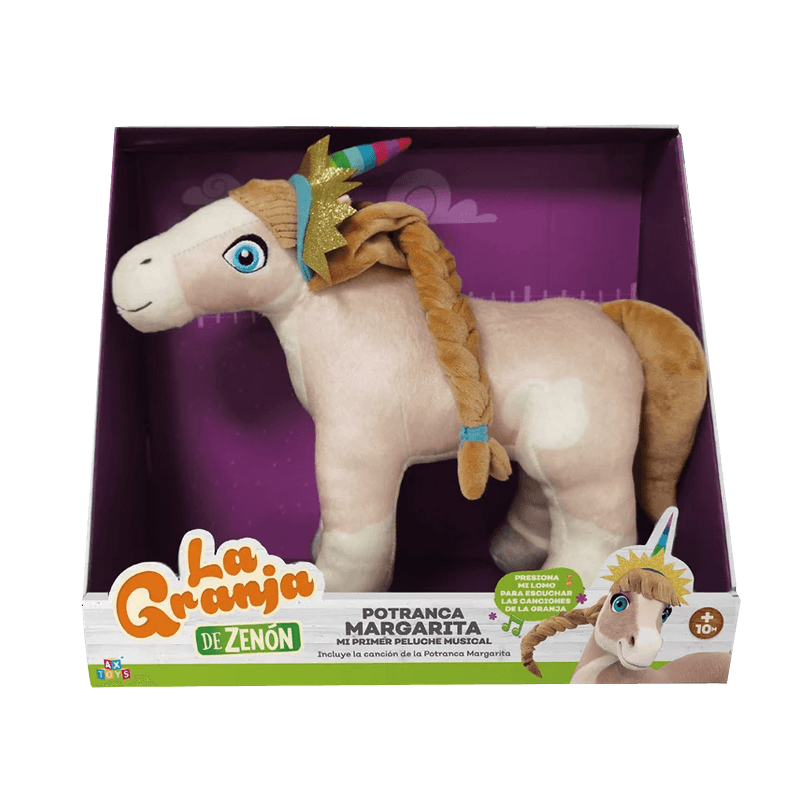 Granja De Zenon  8037Fp Peluche Musical 20 Cm Potranca