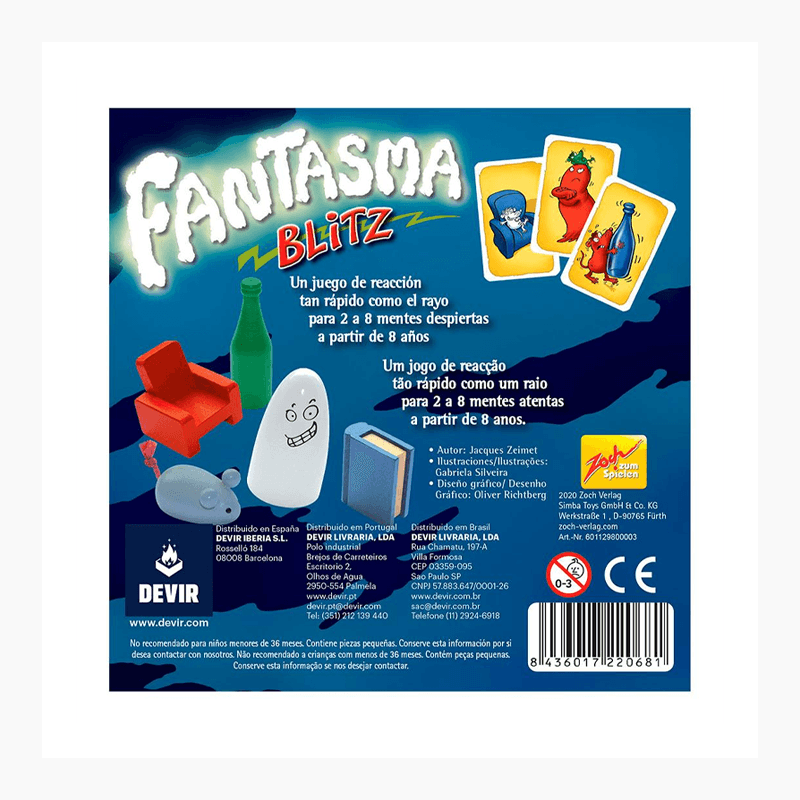 Devir Games 04D5 Juego De Mesa Fantasma Blitz