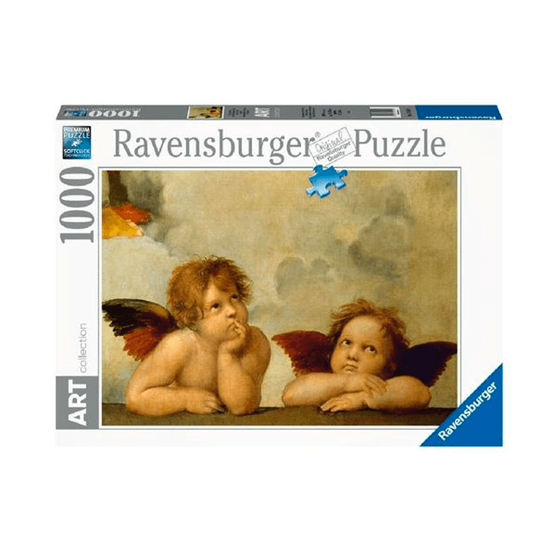 Ravensburger Rompecabezas 12000062 Ángeles De La Madonna Sixtina 1000 Piezas