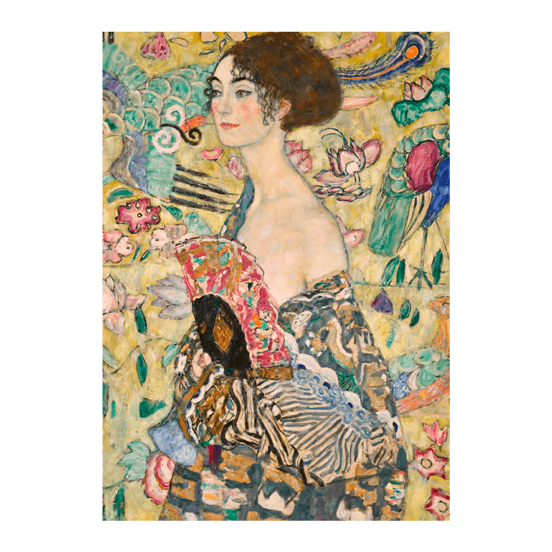 Ravensburger Rompecabezas 12001132 Dama Klimt Con Abanico 1000 Piezas