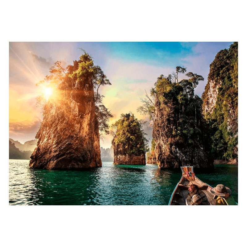 Ravensburger Rompecabezas 12000001 Tres Rocas En Cheow Tailandia 1000 Piezas