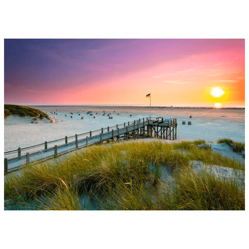 Ravensburger Rompecabezas 12000690 Atardecer Sobre Amrum 1000 Piezas