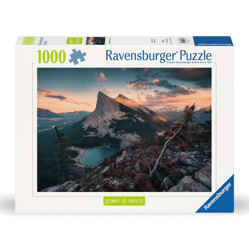 Ravensburger Rompecabezas 12000033 Atardecer En Las Montañas Rocosas 1000 Piezas