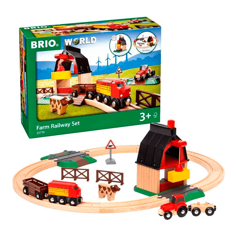 Brio 63371900 Set De Granja Con Tren