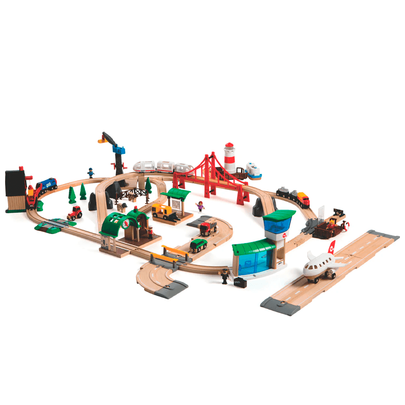 Brio 63376600 Set Deluxe Del Mundo Ferroviario
