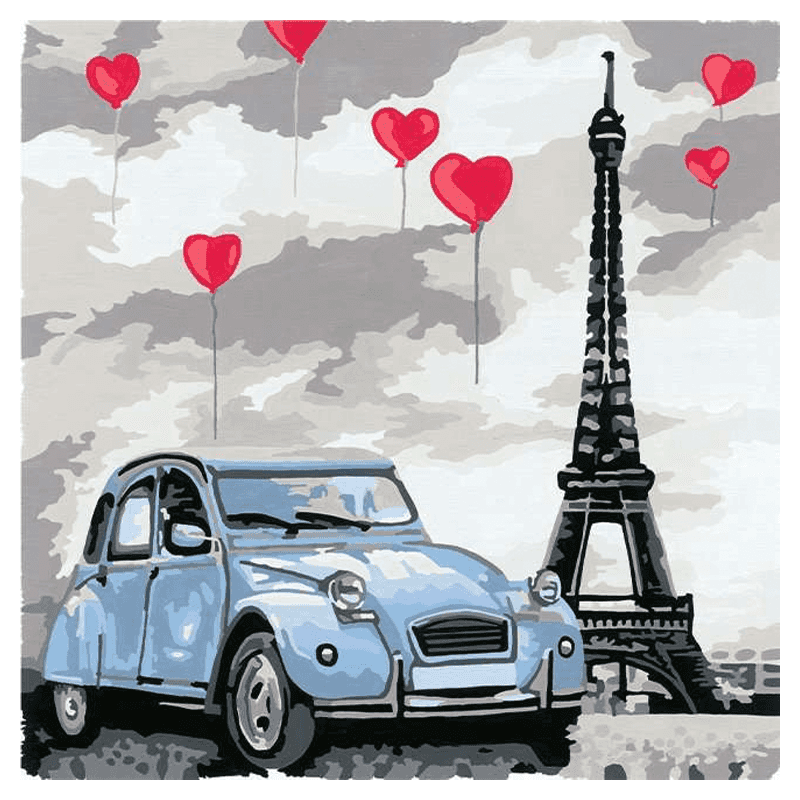 Ravensburger Creart 28996 Juego De Pintura Hermoso París 20X20