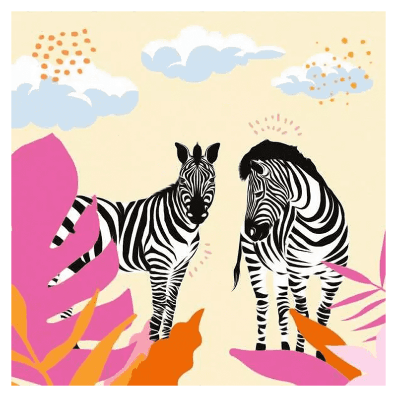 Ravensburger Creart 23666 Juego De Pintura Zebra 20X20