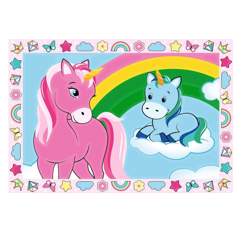 Ravensburger Creart 23699 Juego De Pintura Unicornios Felices