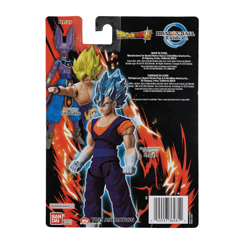 Bandai Namco 36281 Figura De Accion Dragon Ball Super Evolve Vegita Super Saiyan 5