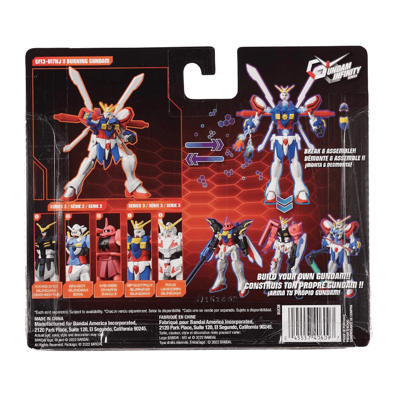 Bandai Namco 40600 Gundam Infinity Serie 6 Surtid