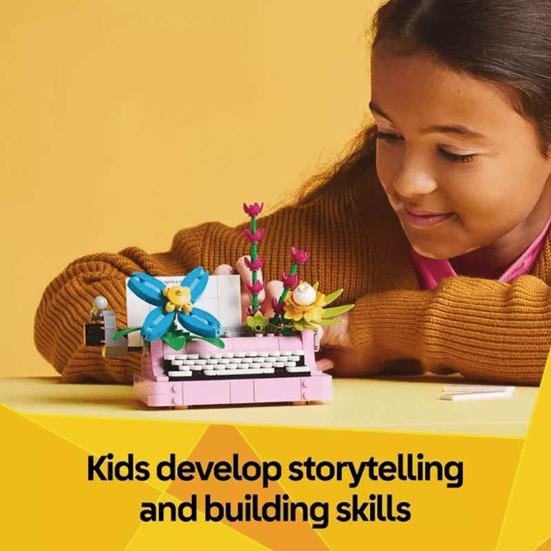 Lego Creator 31169 Maquina De Escribir Con Flores