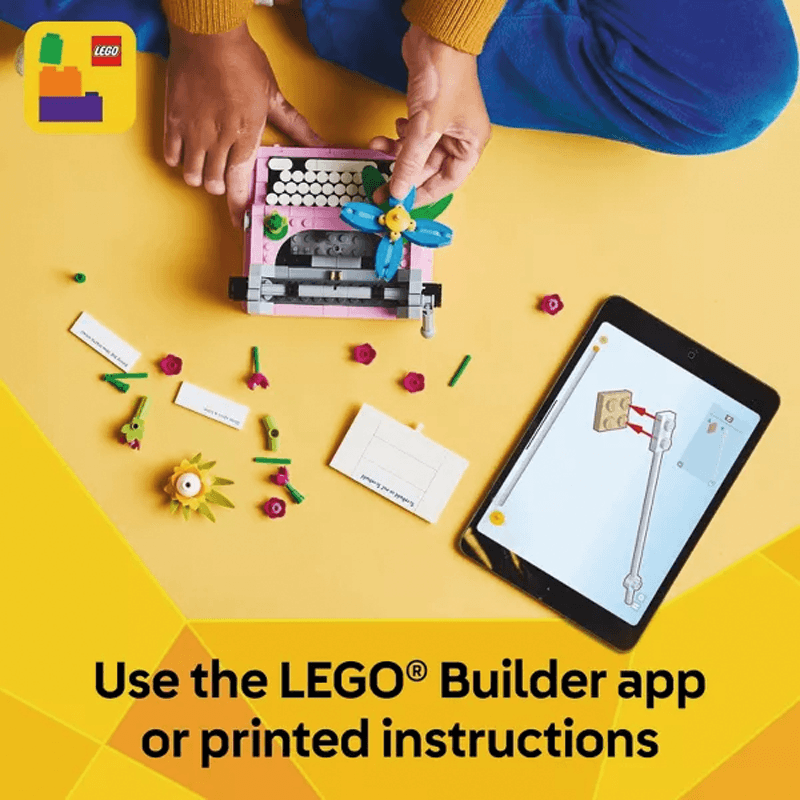 Lego Creator 31169 Maquina De Escribir Con Flores