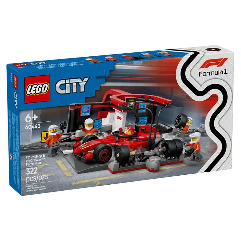Lego City 60443 Paradas En Los Pits F1