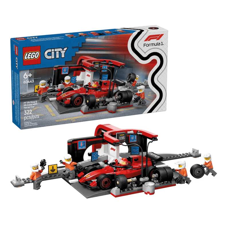 Lego City 60443 Paradas En Los Pits F1
