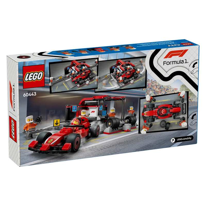 Lego City 60443 Paradas En Los Pits F1