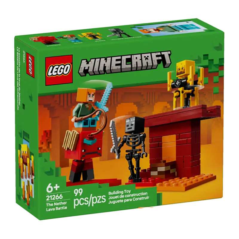 Lego Minecraft 21266 La Batalla De La Lava Del Nether