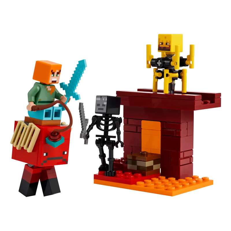 Lego Minecraft 21266 La Batalla De La Lava Del Nether