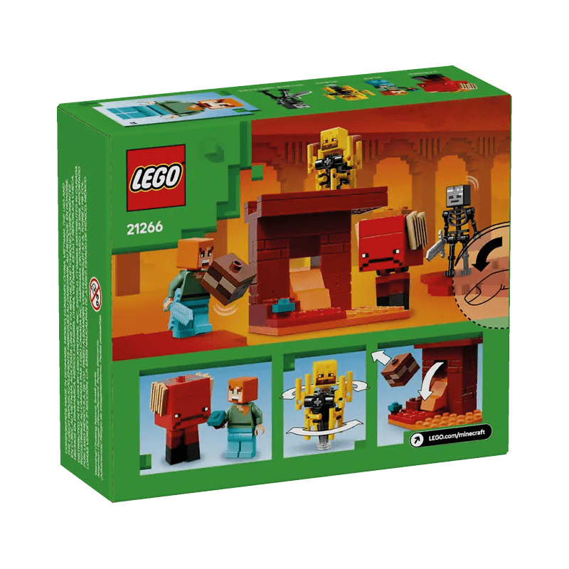Lego Minecraft 21266 La Batalla De La Lava Del Nether