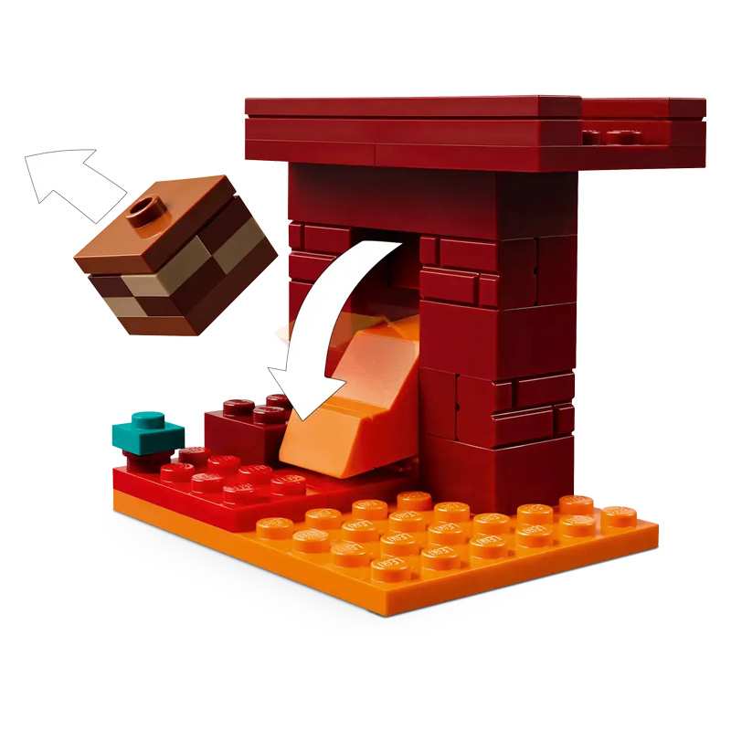 Lego Minecraft 21266 La Batalla De La Lava Del Nether